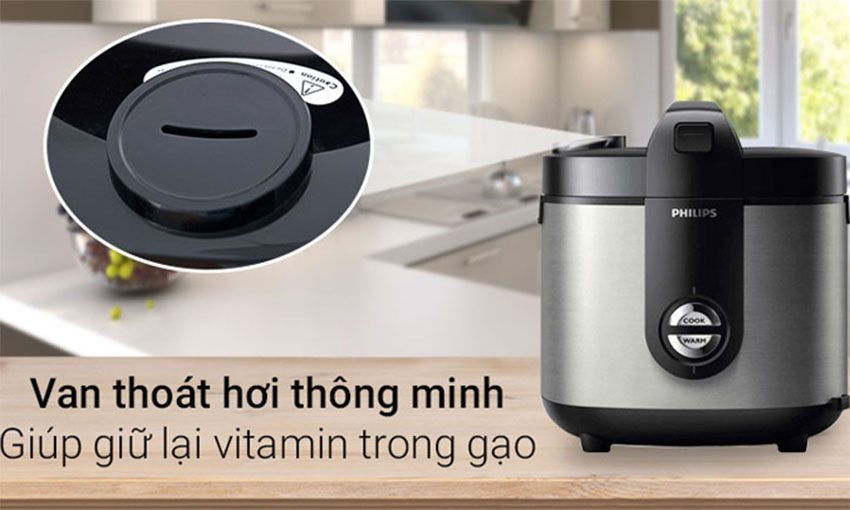 Nồi cơm điện Philips HD3132/66 2 lít - Hàng chính hãng