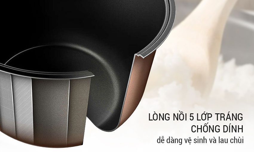 Nồi cơm điện Philips HD3132/66 2 lít - Hàng chính hãng