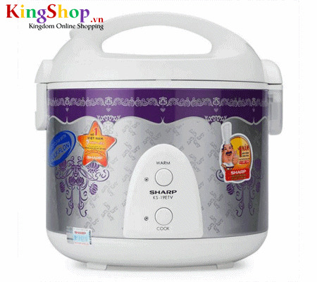 Nồi cơm điện Sharp KS-18ETV - Dung tích 1.8L - Hàng chính hãng