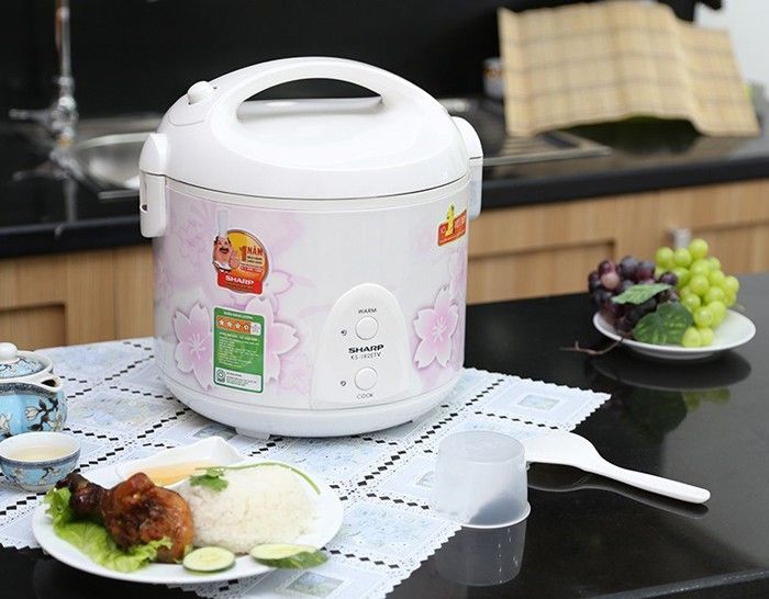 Nồi cơm điện Sharp KS-192ETV - Thương hiệu Nhật Bản - Hàng chính hãng