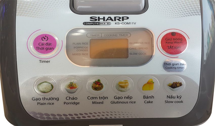 Nồi cơm điện Sharp KS-COM11V - Hàng chính hãng