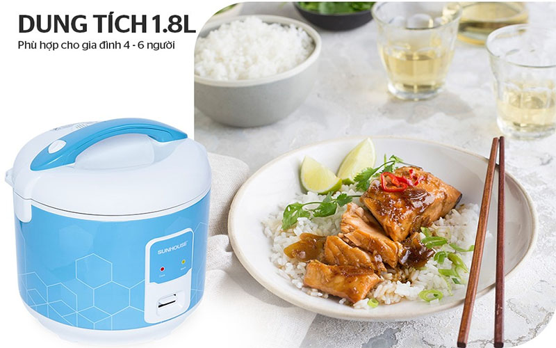 Nồi cơm điện Sunhouse SHD8622G - Hàng chính hãng