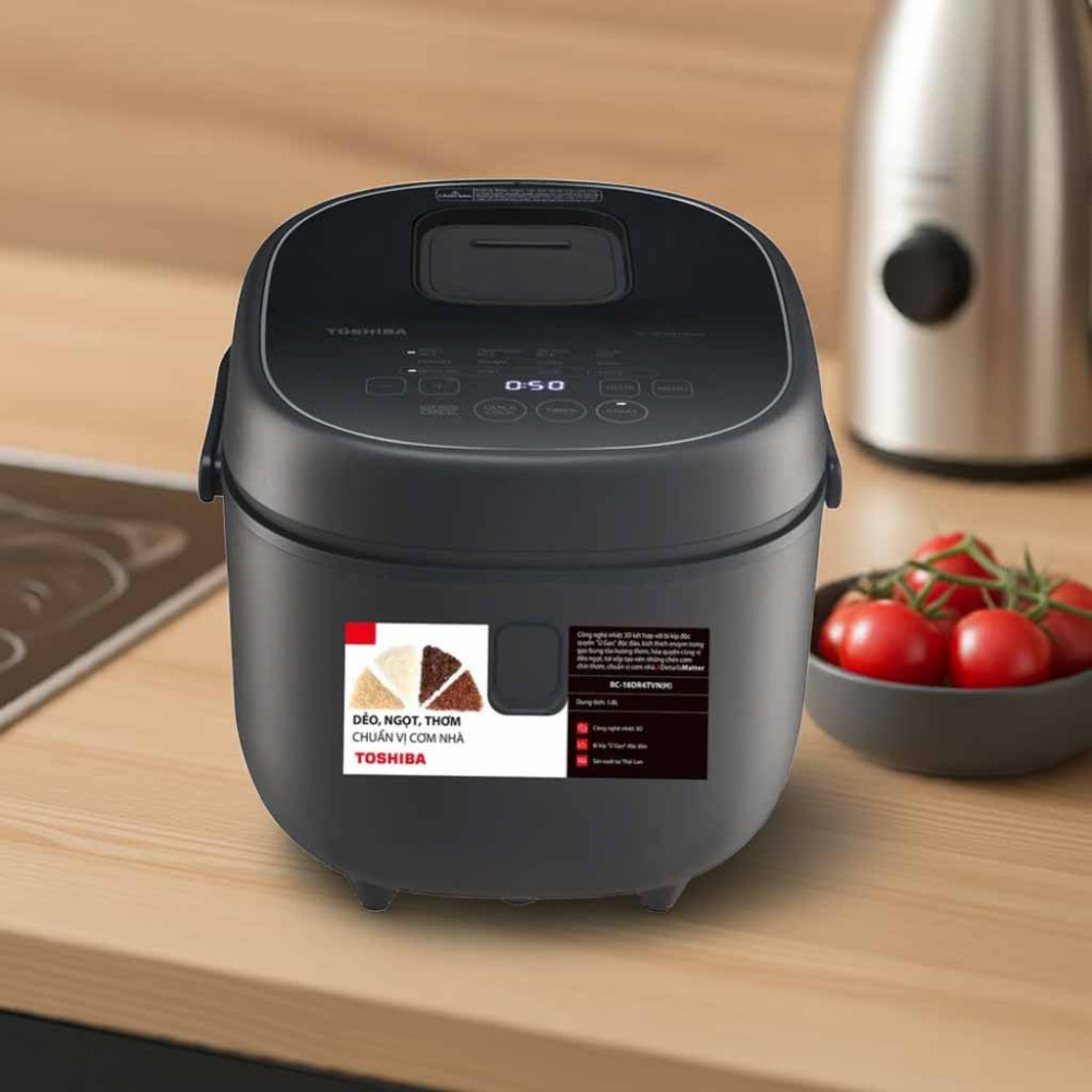 Nồi cơm điện tử Toshiba 1.8 lít RC-18DR4TVN(H) - Hàng chính hãng