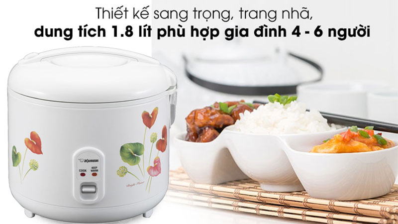 Nồi cơm điện Zojirushi NS-RPQ18V - Hàng chính hãng