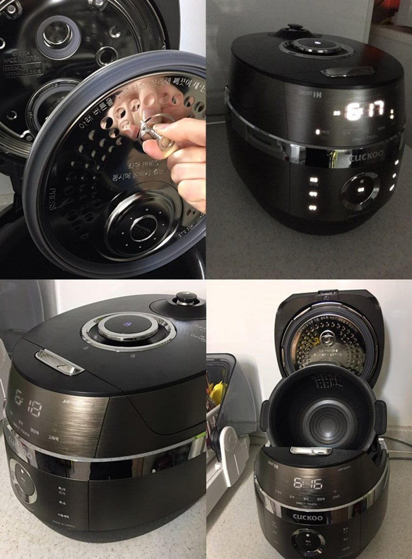 Chi tiết của nồi cơm điện áp suất cao tần Cuckoo CRP-JHR1020FD