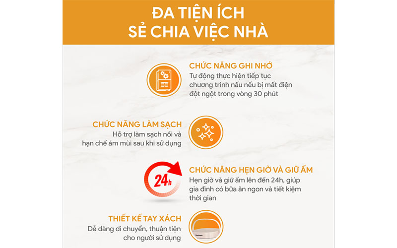 Nồi cơm điện cao tần BlueStone RCB-5981 - Hàng chính hãng