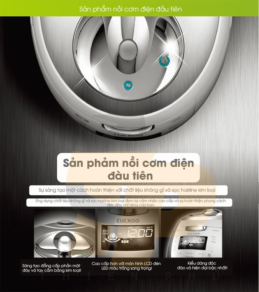 Nồi cơm điện cao tần Cuckoo CRP-AHXB1060FB - Hàng chính hãng