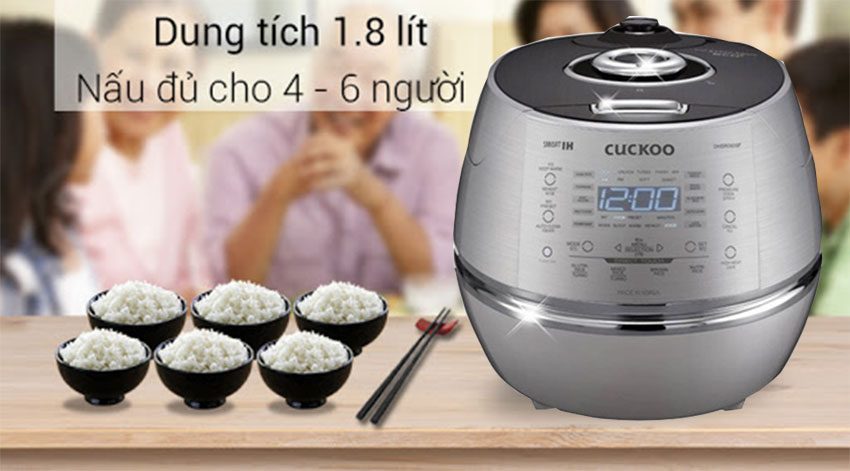 Nồi cơm điện cao tần Cuckoo CRP-CHXB1010FS - Hàng chính hãng