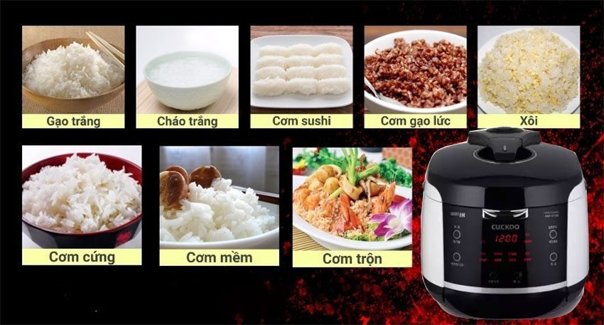 Nồi cơm điện cao tần Cuckoo CRP-HMF1070SB - Hàng chính hãng