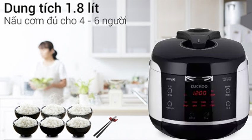 Nồi cơm điện cao tần Cuckoo CRP-HMF1070SB - Hàng chính hãng