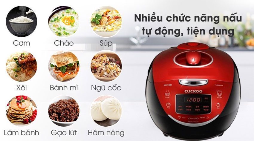 Nồi cơm điện cao tần Cuckoo CRP-HUF1080SE - Hàng chính hãng