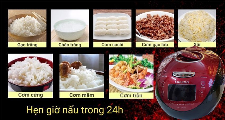Nồi cơm điện cao tần Cuckoo CRP-HVB068SE - Hàng chính hãng