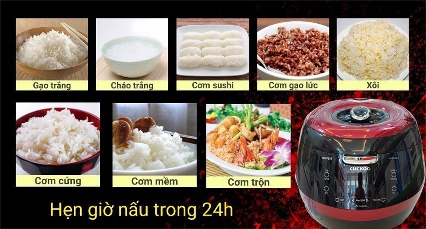Chức năng của nồi cơm điện cao tần Cuckoo CRP-HYB1080FR