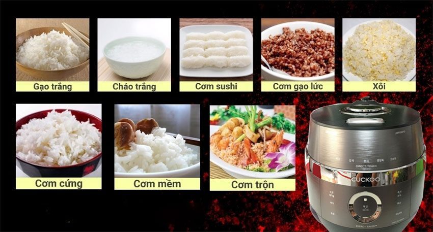 Nồi cơm điện cao tần Cuckoo CRP-JHR1060FD - Hàng chính hãng
