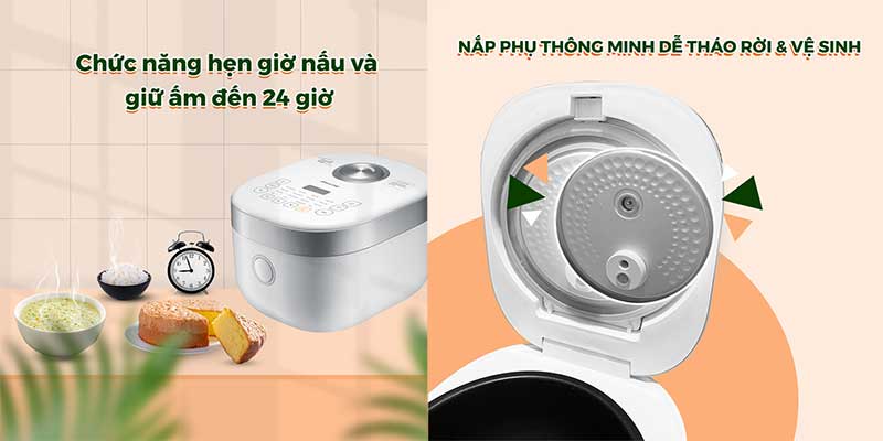 Nồi cơm điện cao tần Dreamer DKA-IRC118 - Hàng chính hãng