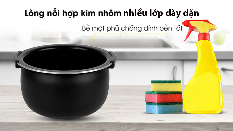 Chất liệu lòng nồi của Nồi cơm điện cao tần Malloca MRC-IH01E