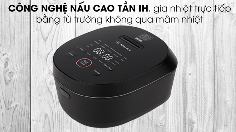 Công nghệ nấu của Nồi cơm điện cao tần Malloca MRC-IH01E