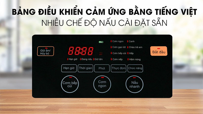 Nồi cơm điện cao tần Midea MB-HS4008 - Hàng chính hãng