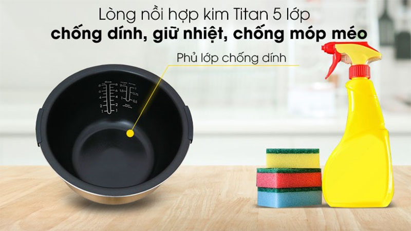 Nồi cơm điện cao tần Midea MB-HS4008 - Hàng chính hãng