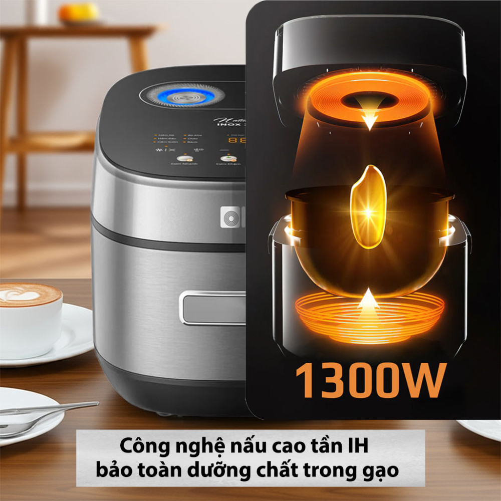 Nồi cơm điện cao tần Olivo RC900IH 1.5L  - Hàng chính hãng
