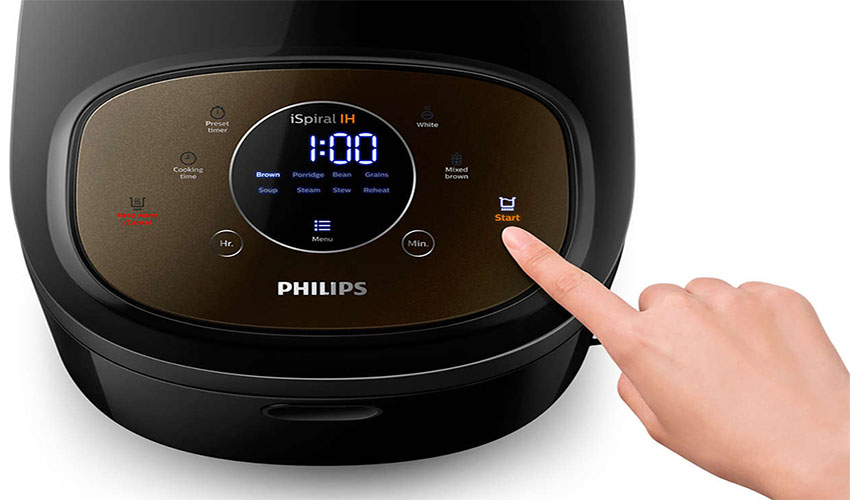 Bảng điều khiển của Nồi cơm điện cao tần Philips HD4528/66