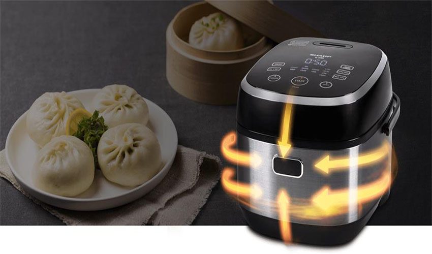 Nồi cơm điện cao tần Sharp KS-IH191V-RD/BK - Hàng chính hãng