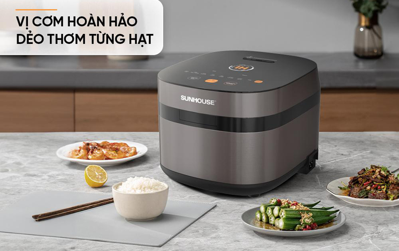 Nồi cơm điện cao tần Sunhouse 1.5 lít SHD8826 - Hàng chính hãng