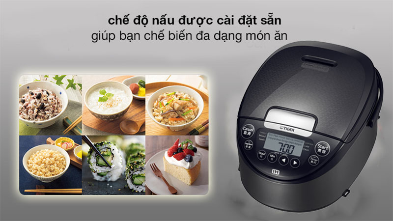 Nồi cơm điện cao tần Tiger JPW-G10W - Hàng chính hãng