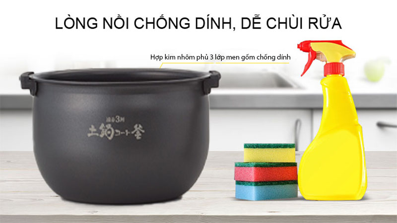 Nồi cơm điện cao tần Tiger JPW-G18W - Hàng chính hãng