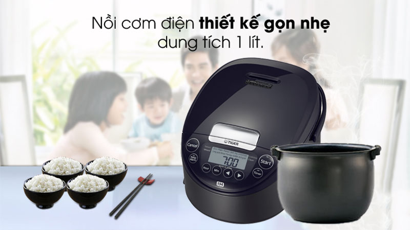 Nồi cơm điện cao tần Tiger JPW-H10V - Hàng chính hãng