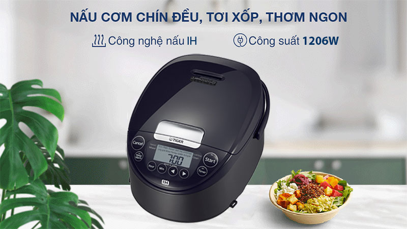 Nồi cơm điện cao tần Tiger JPW-H18V - Hàng chính hãng