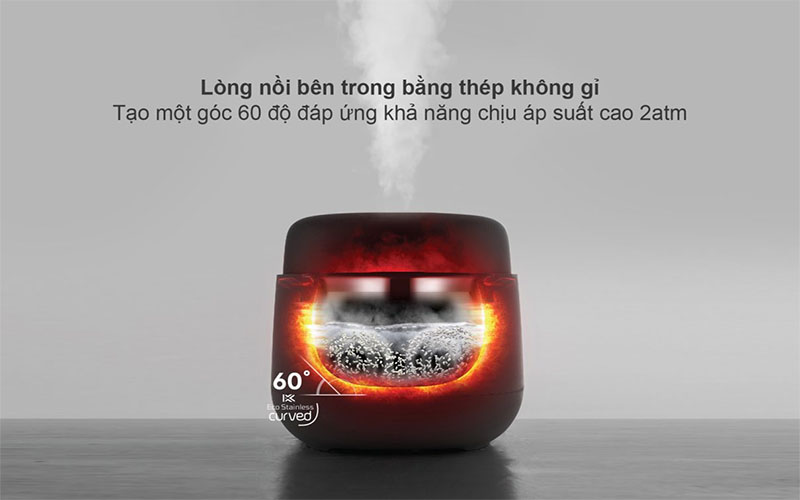 Nồi cơm điện cao tần áp suất kép Cuckoo CRP-NHTR0610FGW/FB/FP - Hàng chính hãng