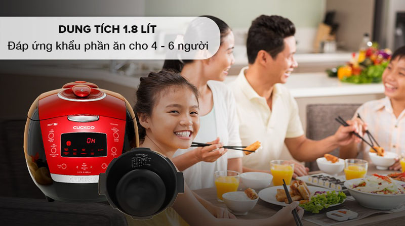 Nồi cơm điện cao tần Cuckoo CRP-HUS1000F - Hàng chính hãng