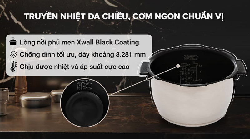 Nồi cơm điện cao tần Cuckoo CRP-HUS1000F - Hàng chính hãng