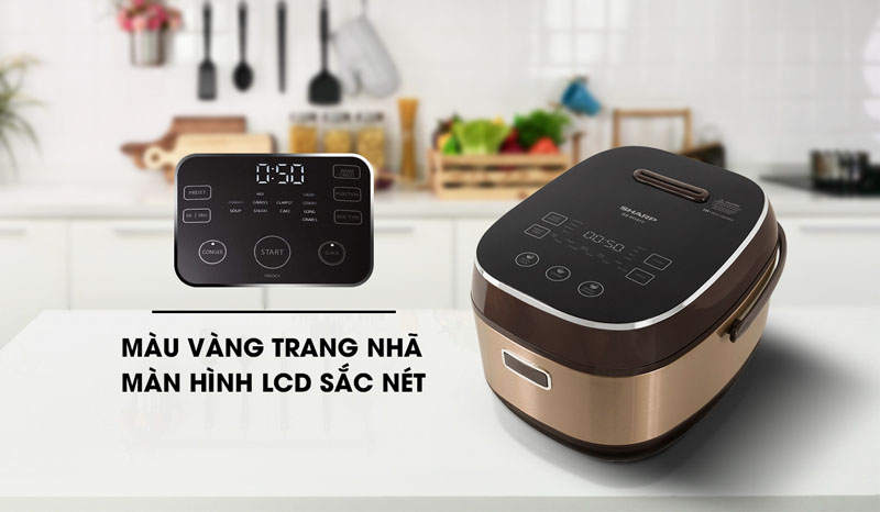 Nồi cơm điện cao tần Sharp KS-IH191V-GL - Hàng chính hãng