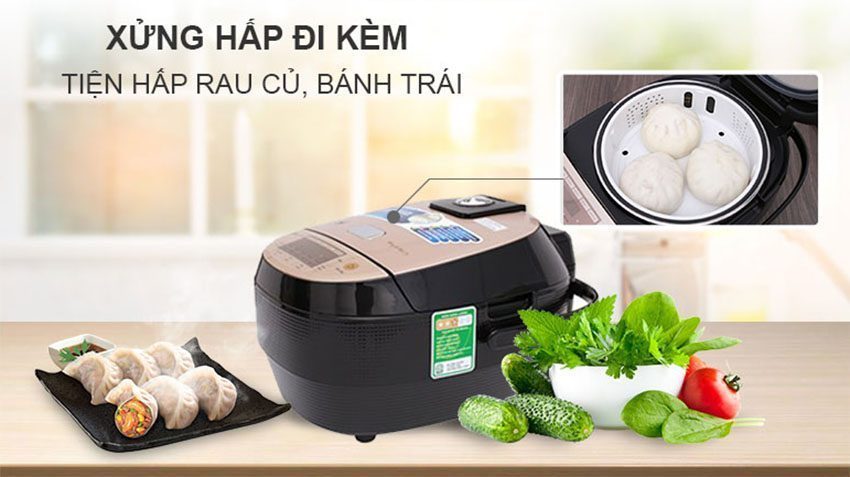 Xửng hấp của nồi cơm điện tử cao tầng 1.5 lít Midea MB-HS4007