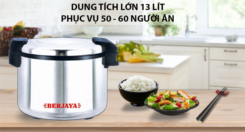 Nồi cơm điện công nghiệp Berjaya BJY-ERW13 - Hàng chính hãng
