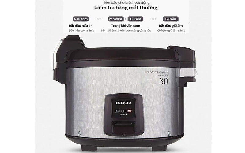 Nồi cơm điện công nghiệp Cuckoo CR-3031V - Hàng chính hãng