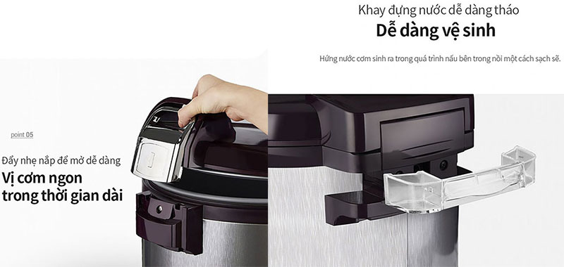 Nồi cơm điện công nghiệp Cuckoo CR-3031V - Hàng chính hãng