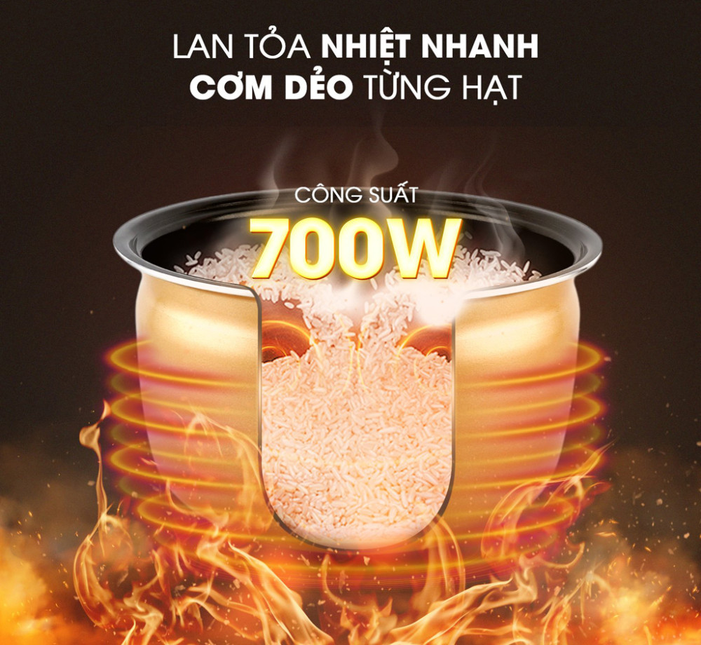 Nồi cơm điện Kalite KRC8018 - Hàng chính hãng