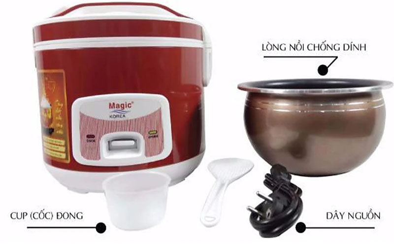 Nồi cơm điện lòng niêu Magic Korea A-87 - Hàng chính hãng