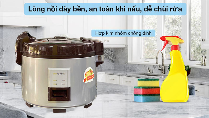 Nồi cơm điện nắp gài Apechome APH-160Y - Hàng chính hãng