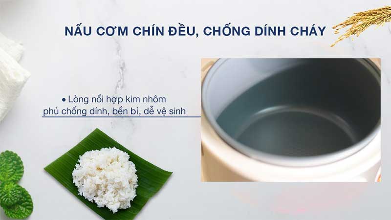 Nồi cơm điện nắp gài Apechome APH-RC12Y - Hàng chính hãng