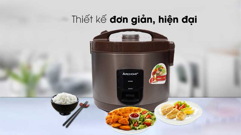 Nồi cơm điện nắp gài Apechome APH-RC180Y - Hàng chính hãng