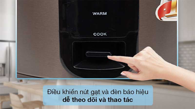 Nồi cơm điện nắp gài Apechome APH-RC180Y - Hàng chính hãng