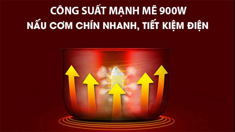 Nồi cơm điện nắp gài Arber NCD1.8LGOLD - Hàng chính hãng
