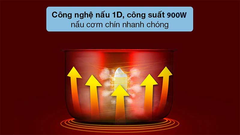 Nồi cơm điện nắp gài Arber NCD1.8LRED - Hàng chính hãng