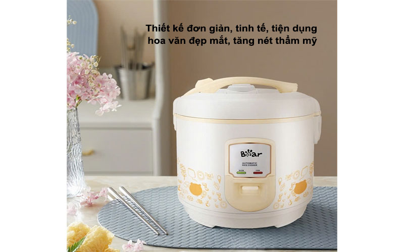 Nồi cơm điện nắp gài Bear SB-NC30C - Hàng chính hãng