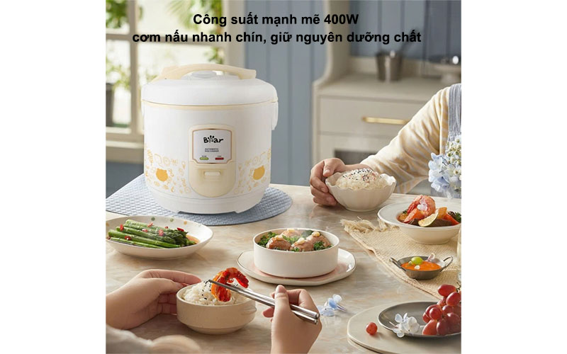 Nồi cơm điện nắp gài Bear SB-NC30C - Hàng chính hãng