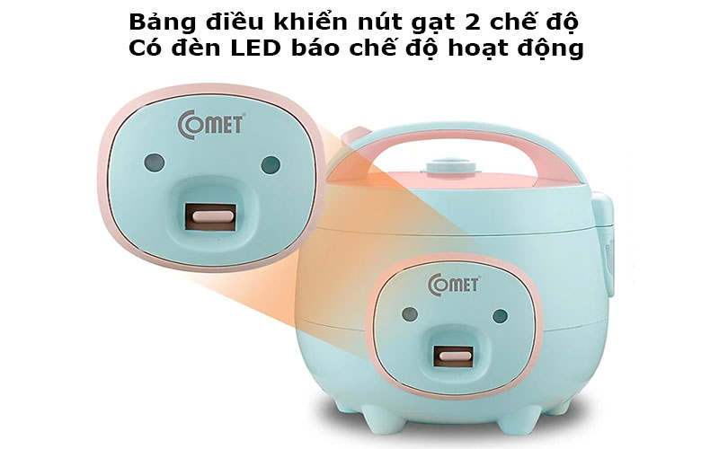 Nồi cơm điện nắp gài Comet CM8006 - Hàng chính hãng